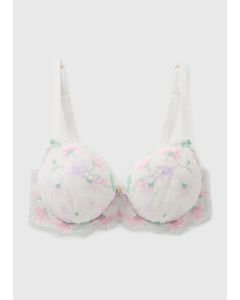 DD+ Floral Non Padded Bra