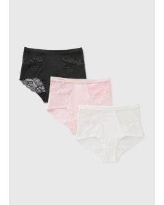 3 Pack Lace Detail Full Knickers