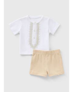 Baby Henley Top & Shorts Set