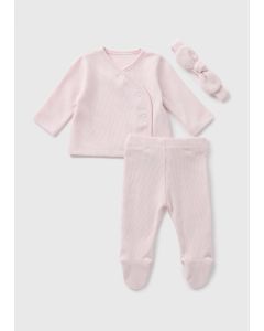 3 Piece Baby Waffle Top & Legging Set