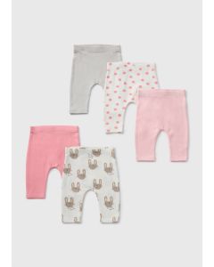 5 Pack Baby Bunny Leggings