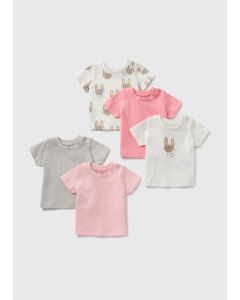 5 Pack Baby Bunny T-Shirts