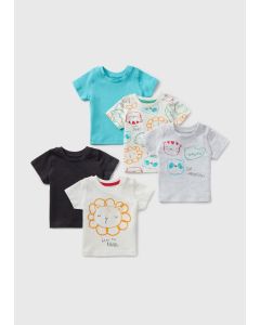 5 Pack Baby Safari T-Shirts