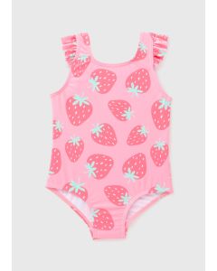 Girls Strawberry Swim Suit