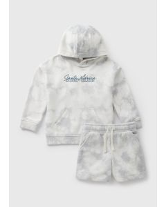Boys Tie Dye Hoodie & Shorts Set