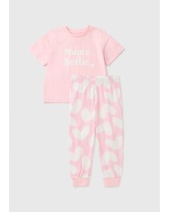 Girls Mums Bestie Pyjama Set