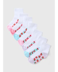 7 Pack Girls Fruit Socks