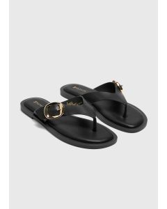 Toe Post Buckle Sandal