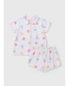 Girls Ice Fruit Pyjama Set