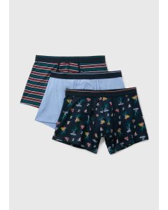 3 Pack Beach Stripe Keyhole Boxers