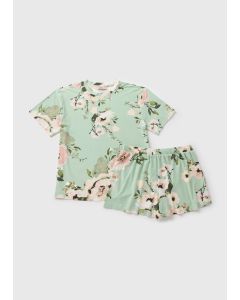 Floral Soft Touch Shorts Pyjama Set