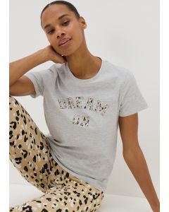 Animal Print Dream On Pyjama Set