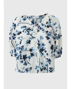 Ditsy Floral V-Neck Tea Top