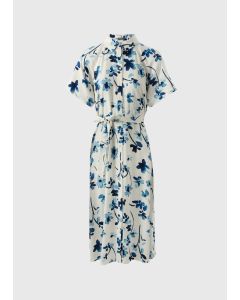 Floral Midi Shirt Dress