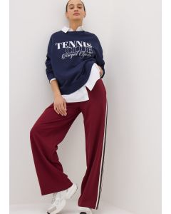 Tennis Slogan Sweatshirt