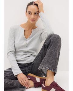 Henley Long Sleeve Top