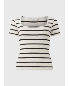 Stripe Ribbed T-Shirt