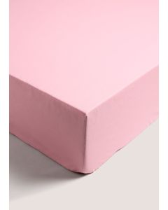 Fitted Bed Sheet-Pink-King