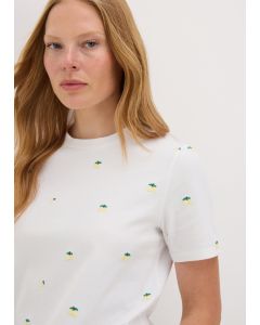 Embroidered Lemons T-Shirt