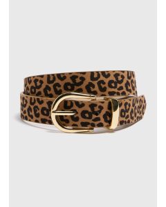 Leopard Print Belt