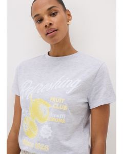 Marl Lemon Graphic T-Shirt