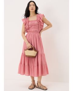 Frill Midi Dress