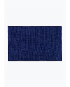 Chenille Bath Mat - Royal Blue - One Size