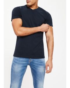 Essential V-Neck T-Shirt - Navy - XL