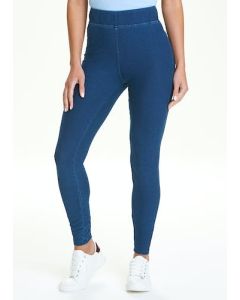 Denim Look Ankle Length Leggings