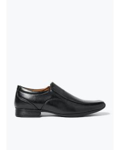 Black Tramline Slip On