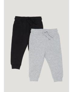 Toddler Boys 2 Pack Joggers (9mths-6yrs)