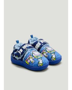 Kids Blue Pixar Buzz Lightyear Slippers