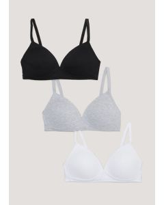 3 Pack Padded T-Shirt Bras