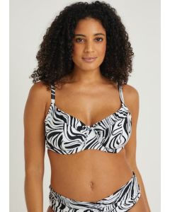 DD+ Monochrome Wave Bikini Top