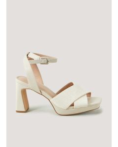 Et Vous Cream Platform Heels