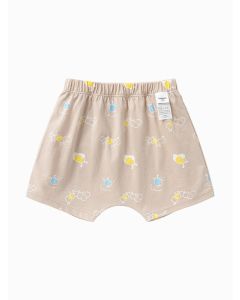 Baby Boy Solid Colour Shorts, Stylish - Coffee hue - 3-4Y