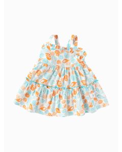 Baby Girl Have Fun Style Woven One-Piece Dress