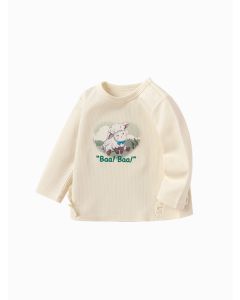 Girl Baby  lamb print Long-Sleeve T-Shirt