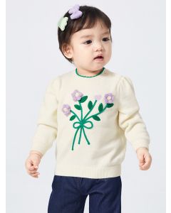 Girl Baby  Three-dimensional weaving Knitwear