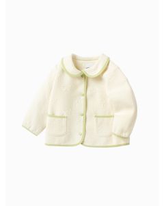 Girl Baby  solid color Knitting Jacket