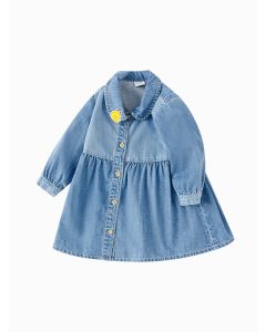 Baby Girl Denim one-piece dress