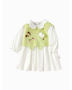 Baby Girl Woven one-piece dress