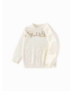 Baby Girl Round neck sweater