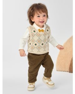 Baby Boy Knit long sleeve suit