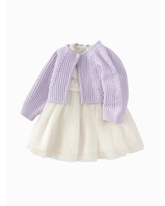 Baby Girl Wool one-piece dress