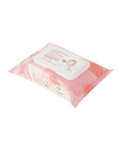 Hyaluronic Acid Refreshing & Moisturizing Makeup Removal Wipes (35 Wipes)-White-One Size