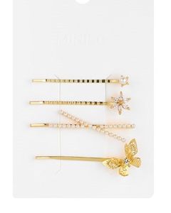 Lady  Butterfly Hair Clip 4pcs