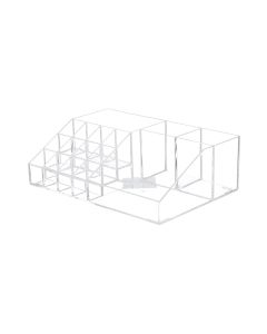 Transparent Free Combination Series Multi-grid Cosmetics Storage Case (L)