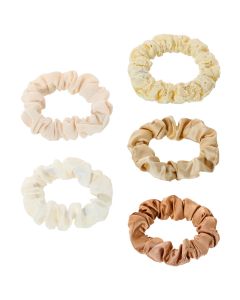 Gradient Color Little Hair Tie 5pcs Yellow