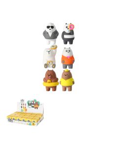 We Bare Bears Collection Summer Series 3D Fridge Magnets Blind Box